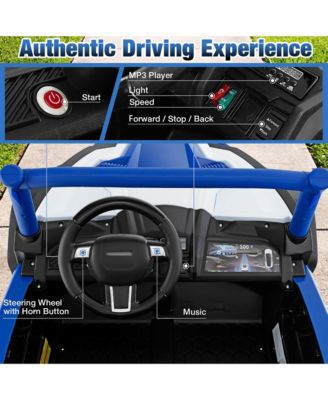 24V Kids Ride on UTV w/ 4 x 100W Powerful Engine Remote Control High/Low Speed