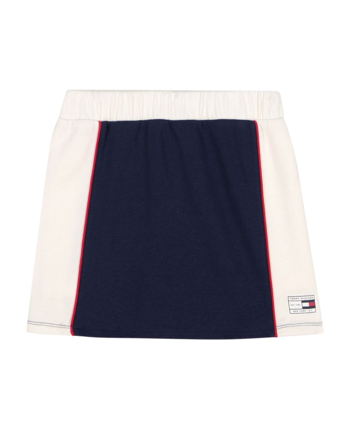Tommy Hilfiger Big Girls French Terry Color Block Skort In Blue