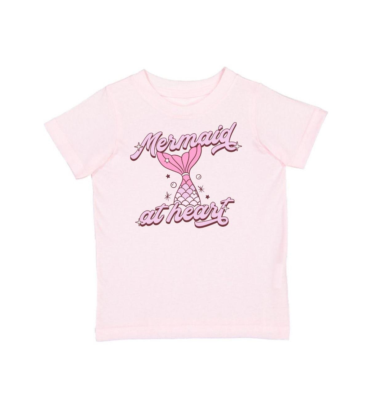 Sweet Wink Little and Big Girls Mermaid At Heart Short Sleeve T-Shirt