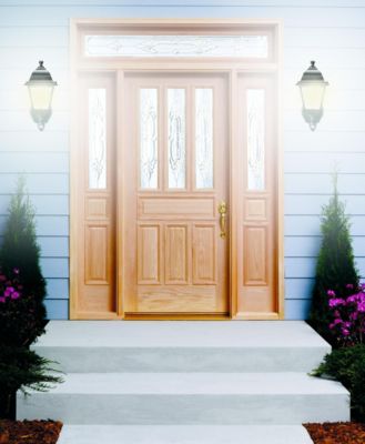 Battery-Powered Metal And Glass Motion-Activated Warm White LEDS Outdoor Wall Sconce