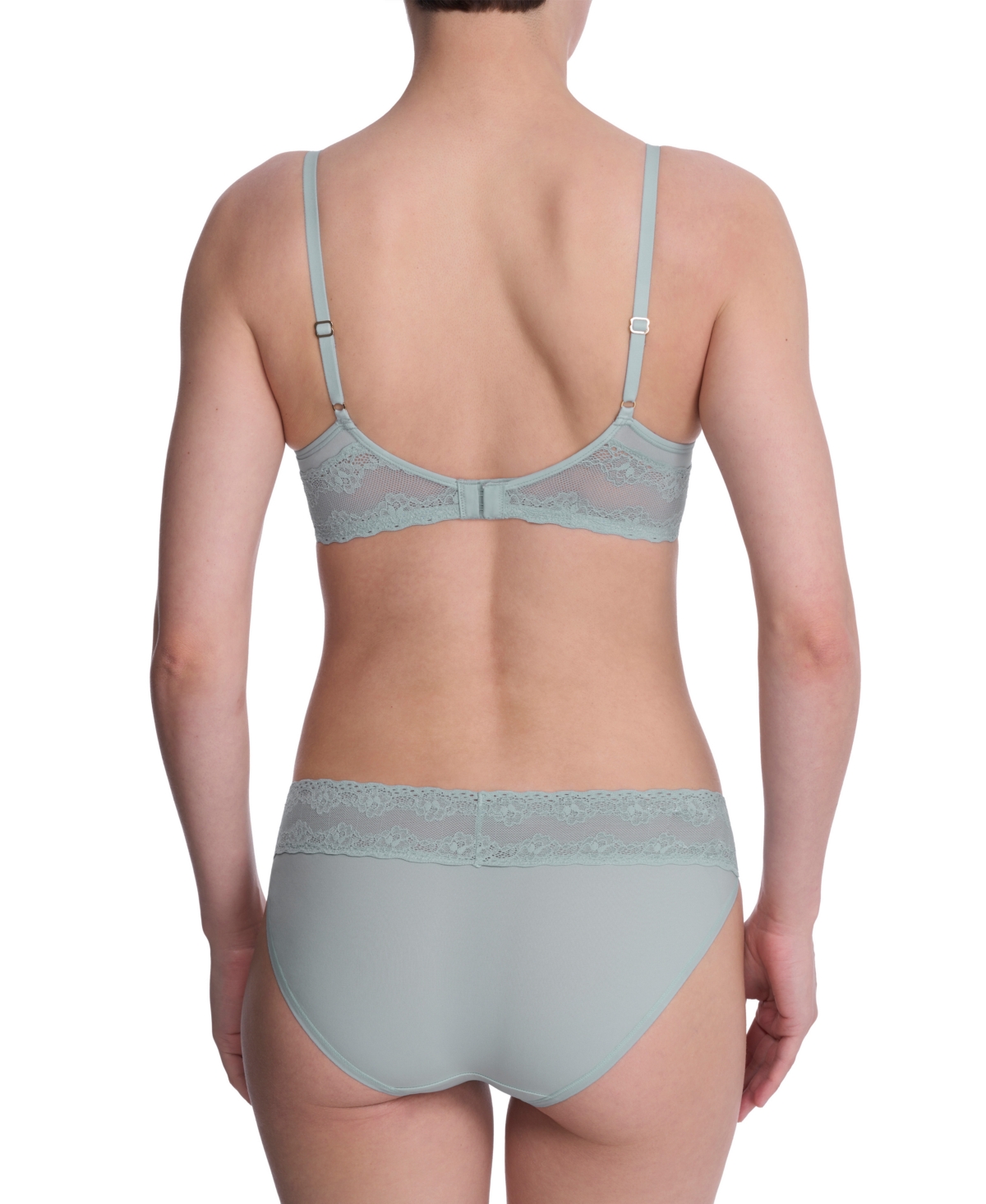 Natori Bliss Perfection All Day Underwire Contour Bra In Green