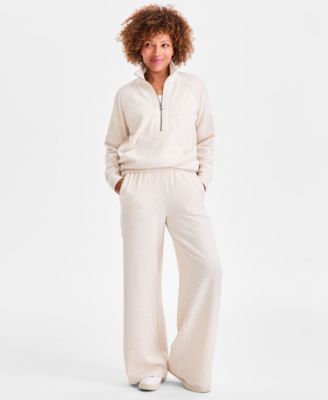 Women's Luxsoft Fleece Half-Zip Sweatshirt, Macy's Exclusive