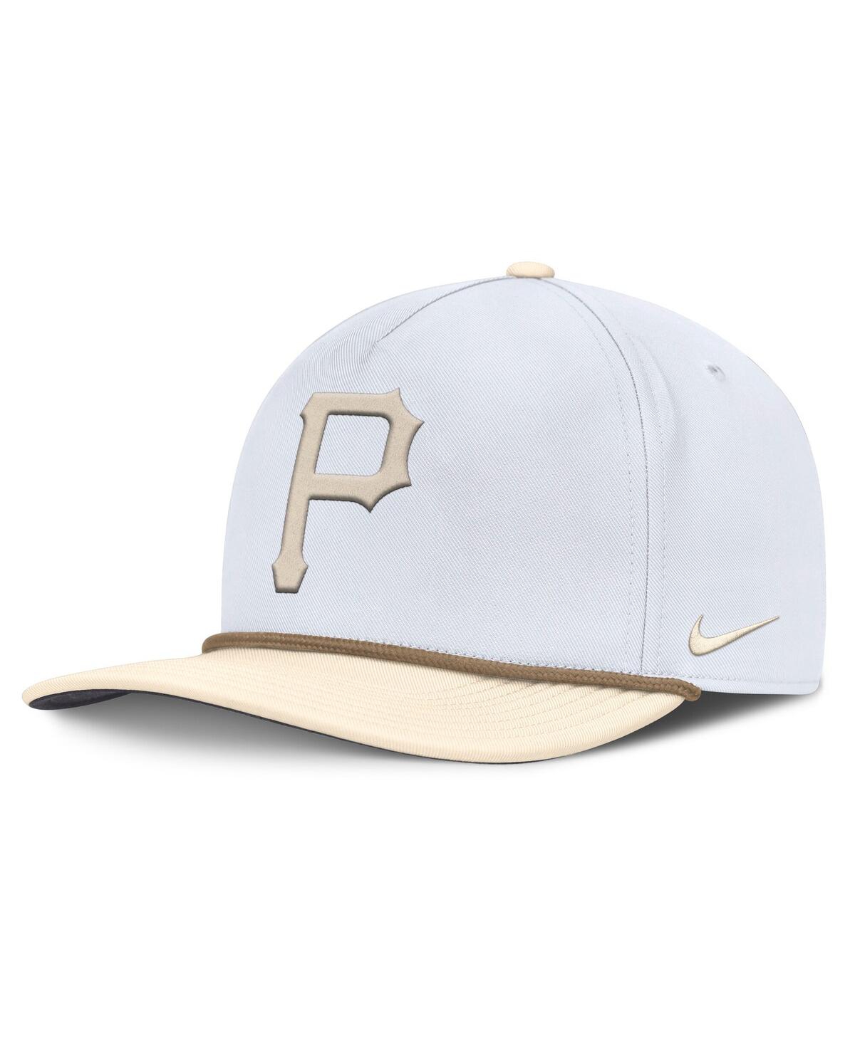Nike Men's White/cream Pittsburgh Pirates Pro Performance Snapback Hat
