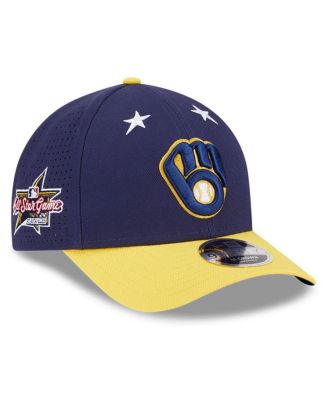 New Era - Men's Navy/Gold Milwaukee Brewers 2025 MLB All-Star Game 9FORTY M-Crown Adjustable Hat