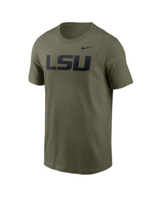 Men's Olive LSU Tigers Primetime Logo Performance T-Shirt