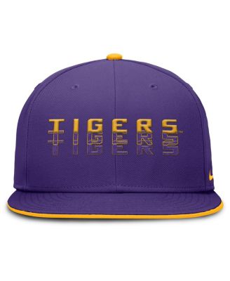 Men's Purple LSU Tigers True Primetime Performance Fitted Hat