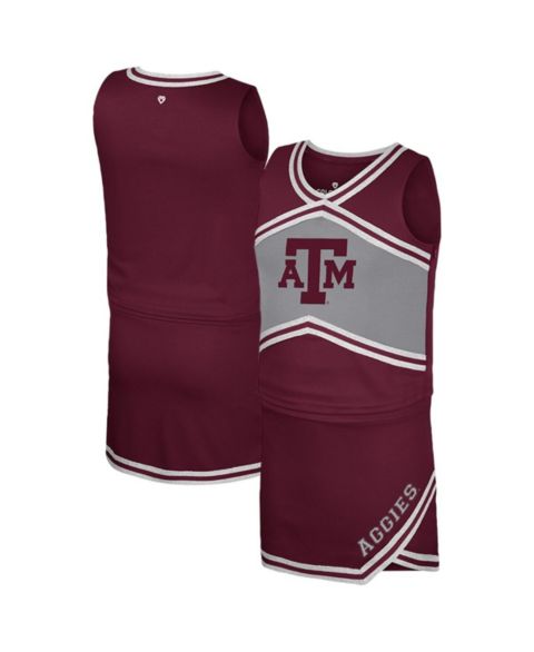Детский комплект Colosseum Big Girls Maroon Texas A&M Aggies Cheerleader Top and Skirt Set