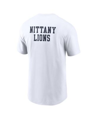Men's White Penn State Nittany Lions 2-Hit Stacked T-Shirt