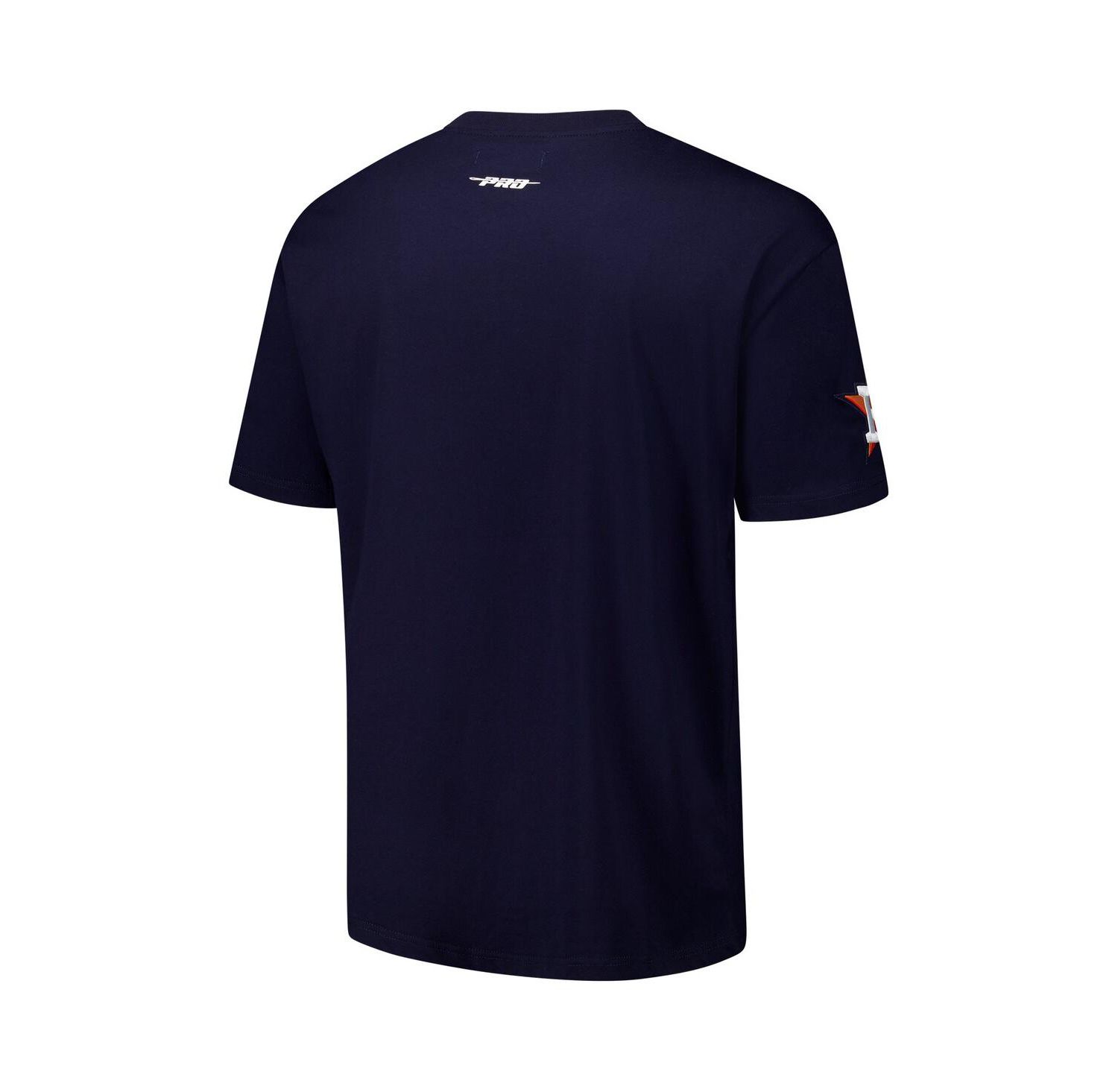 Men's Navy Houston Astros Turn It Up Dropped Shoulder T-Shirt