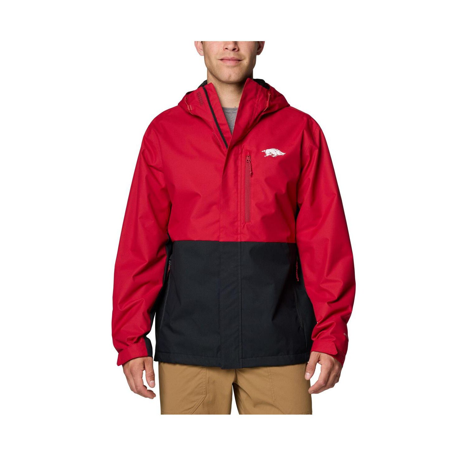Men's Cardinal Arkansas Razorbacks Field Bound Omni-Tech Full-Zip Jacket