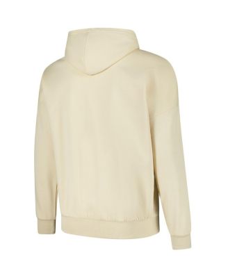 Men's Sidney Crosby Khaki Pittsburgh Penguins Oversized Contact Name Number Pullover Hoodie