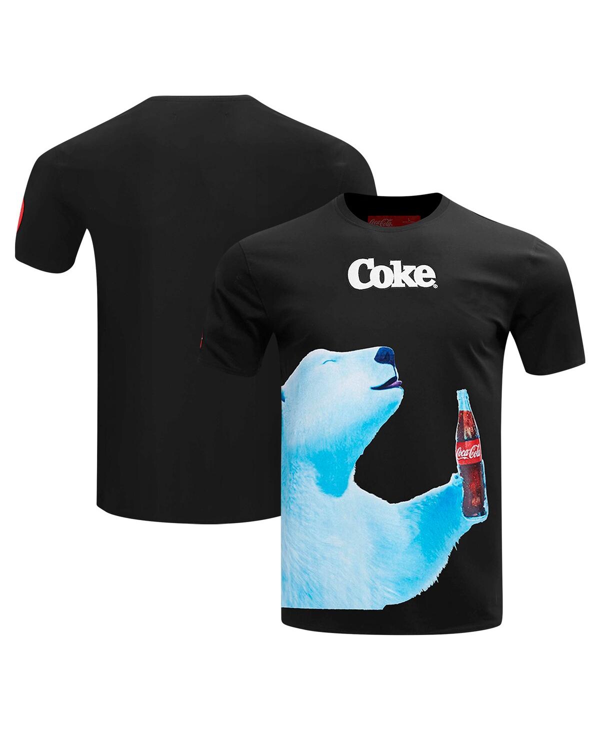 Men's Black Coca-Cola Polar Bear T-Shirt - Black