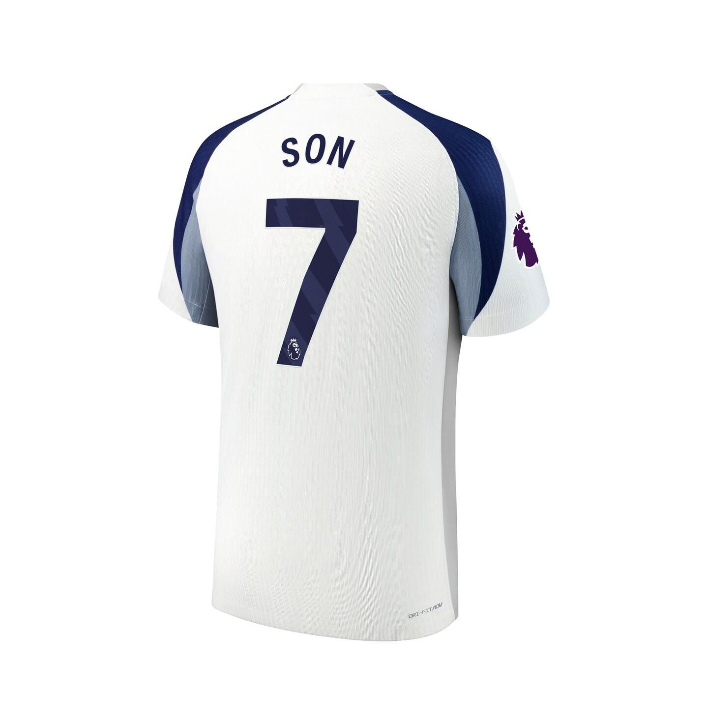 Мужской топ Nike Son Heung-Min White Tottenham Hotspur 2025/26 Home Authentic Jersey — фото 3