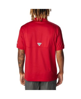 Men's Cardinal Arkansas Razorbacks Tamiami Omni-Wick Polo Shirt