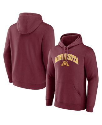 Fanatics - Men's Maroon Minnesota Golden Gophers Arched Logo Pullover Hoodie