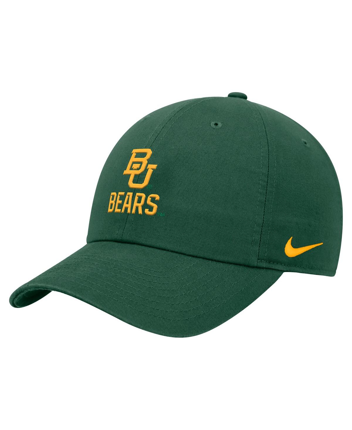 Nike Men's Green Baylor Bears Club Adjustable Hat