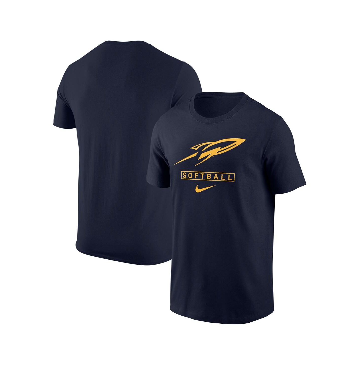 Мужская футболка Nike Navy Toledo Rockets Softball — фото 1