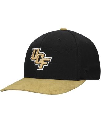 Men's Black/Gold UCF Knights Reflex 2-Tone Flex Hat