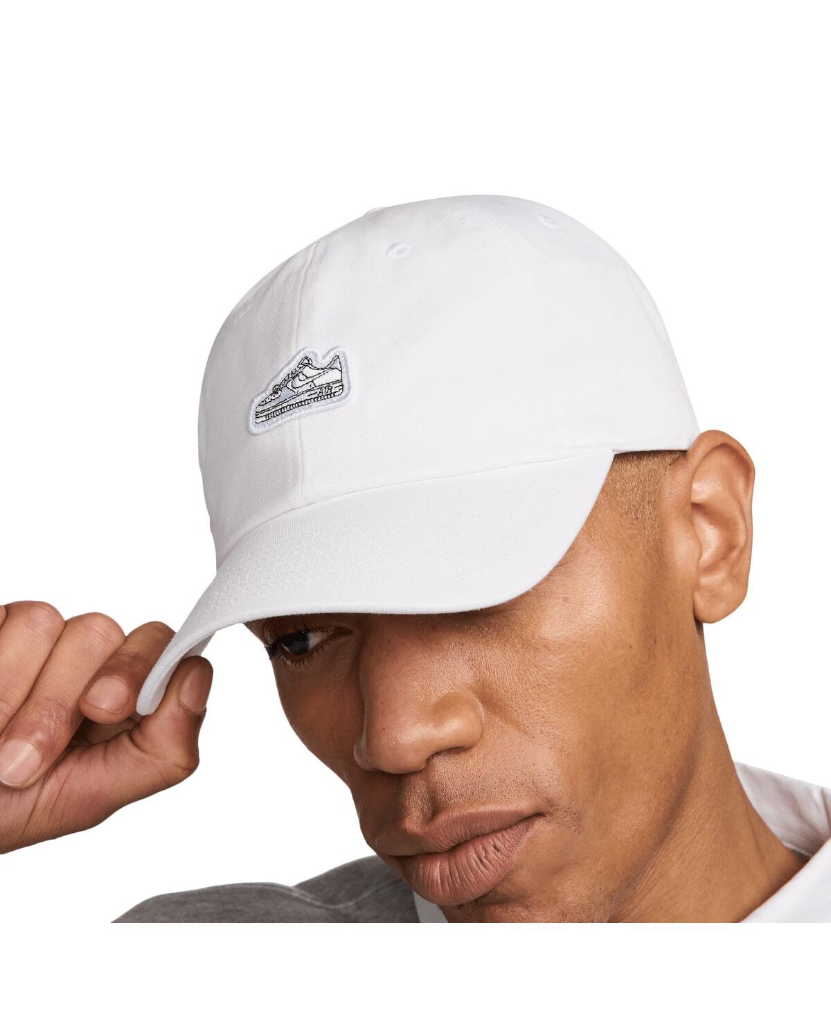 Nike Men's White Air Force 1 Club Patch Adjustable Hat