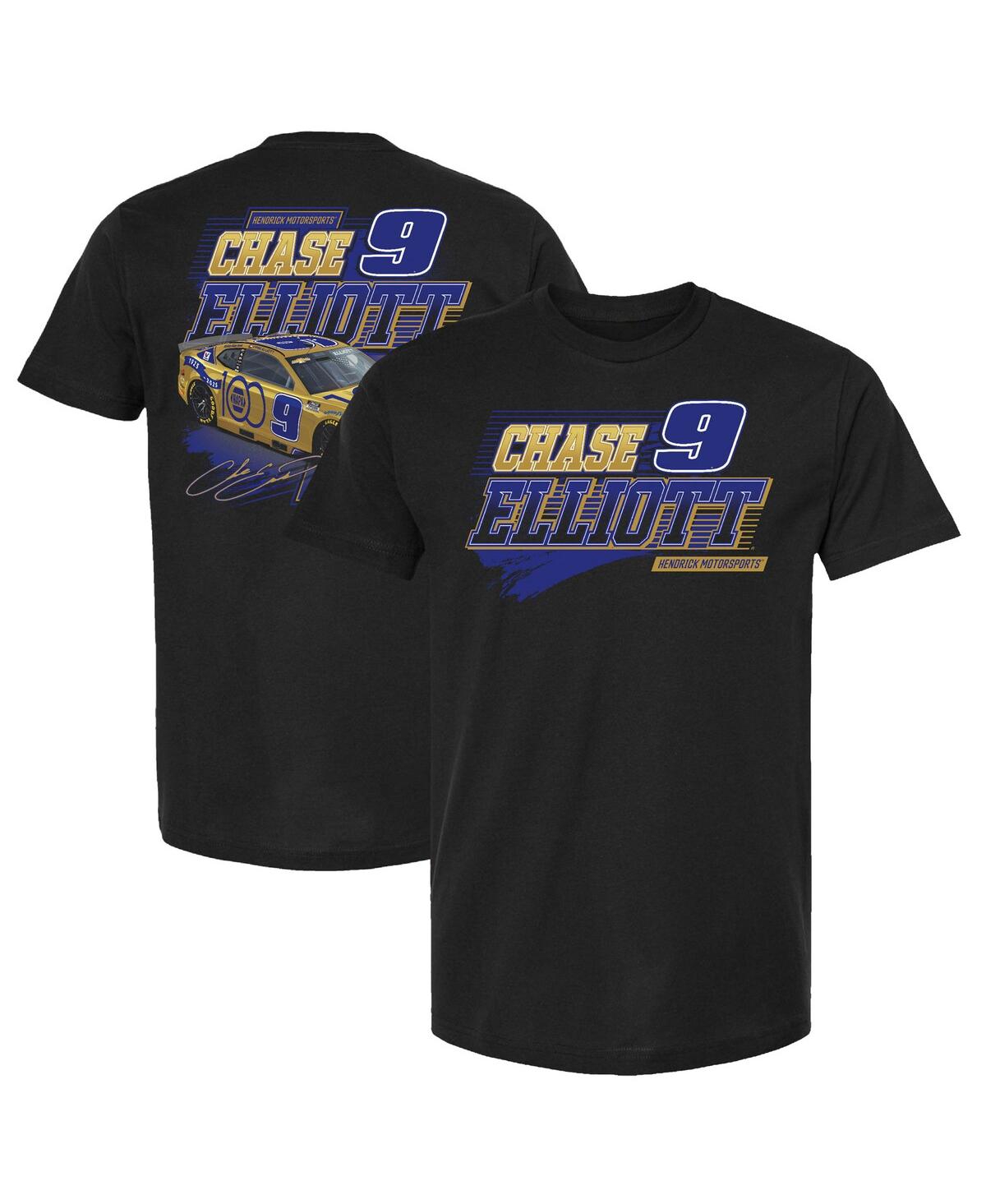 Men's Black Chase Elliott Napa 100th Anniversary Car T-Shirt - Black