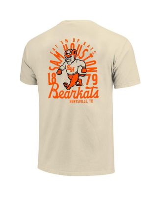 Men's Cream Sam Houston State Bearkats Comfort Colors Mascot Overlay T-Shirt