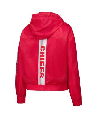 Women's Red Kansas City Chiefs Full Zip Hoodie Jacket