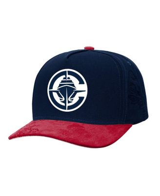 Mitchell & Ness - Men's Navy/Red LA Clippers May Flowers Adjustable Hat