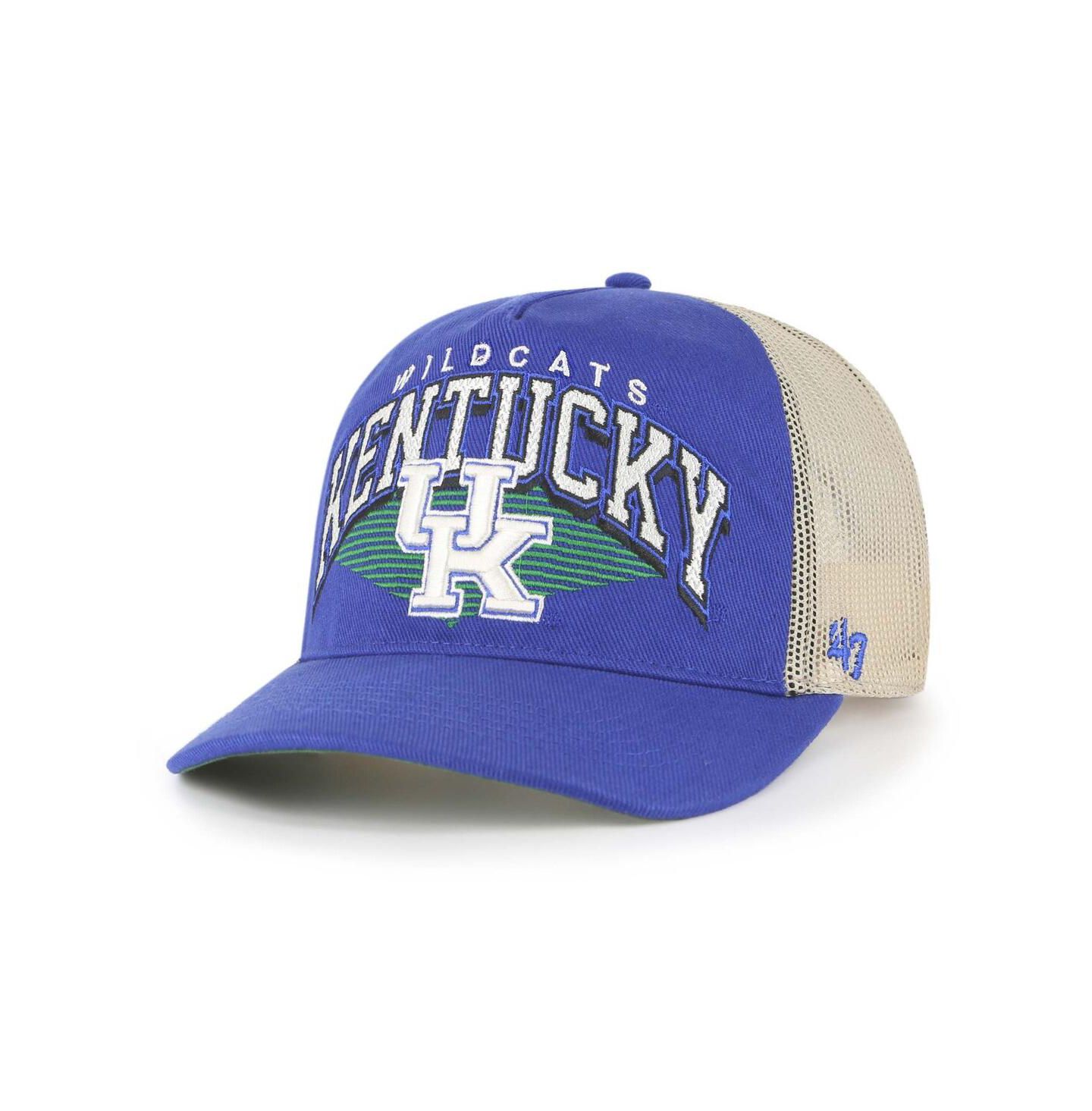 Мужская кепка '47 Brand Royal Kentucky Wildcats Pomona Mesh Hitch Adjustable Trucker Hat — фото 1