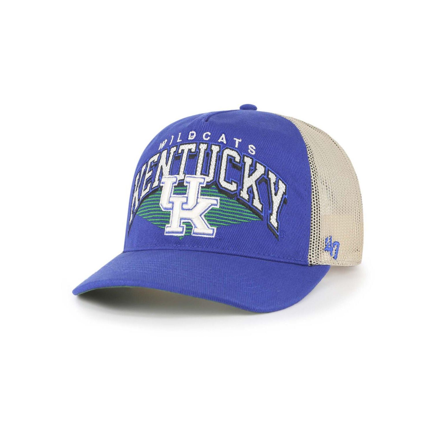 Men's Royal Kentucky Wildcats Pomona Mesh Hitch Adjustable Trucker Hat