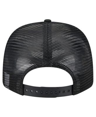 Men's Black Colorado Rockies Flag 9SEVENTY Stretch-Snap Hat