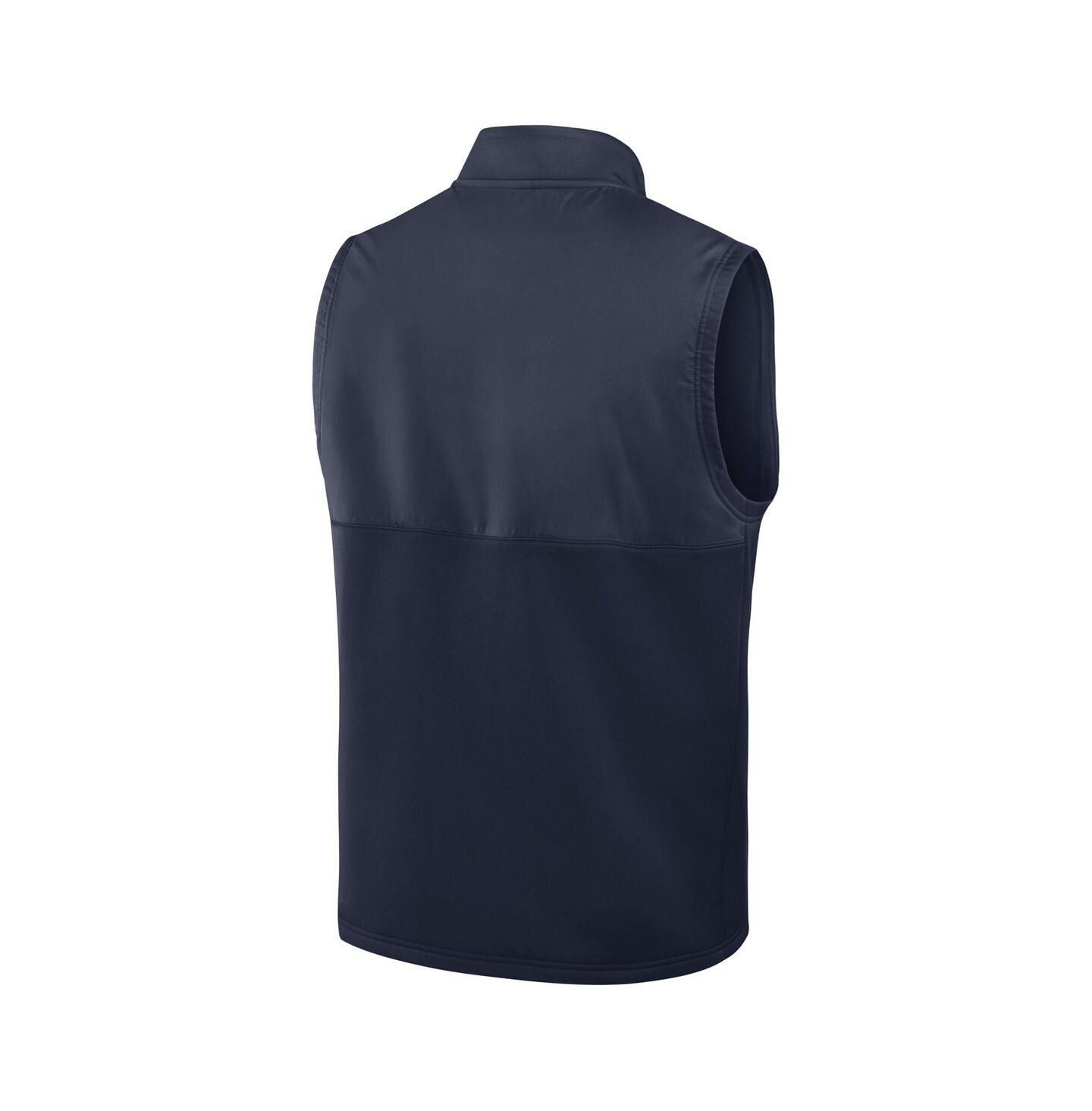 Мужские жилеты Jordan Navy North Carolina Tar Heels Primetime Victory Performance Full Zip Vest — фото 3
