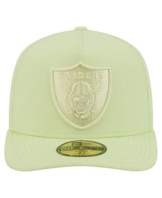 Men's Light Green Las Vegas Raiders Color Pack A-Frame 59FIFTY Fitted Hat