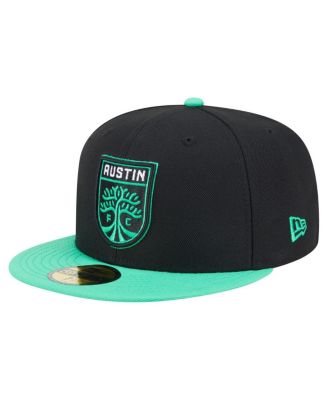 New Era - Men's Black Austin FC 2025 Kickoff 59FIFTY Fitted Hat