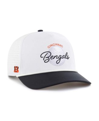 '47 Brand - Men's White/Black Cincinnati Bengals Gimmie Golf Hitch Rope Adjustable Hat