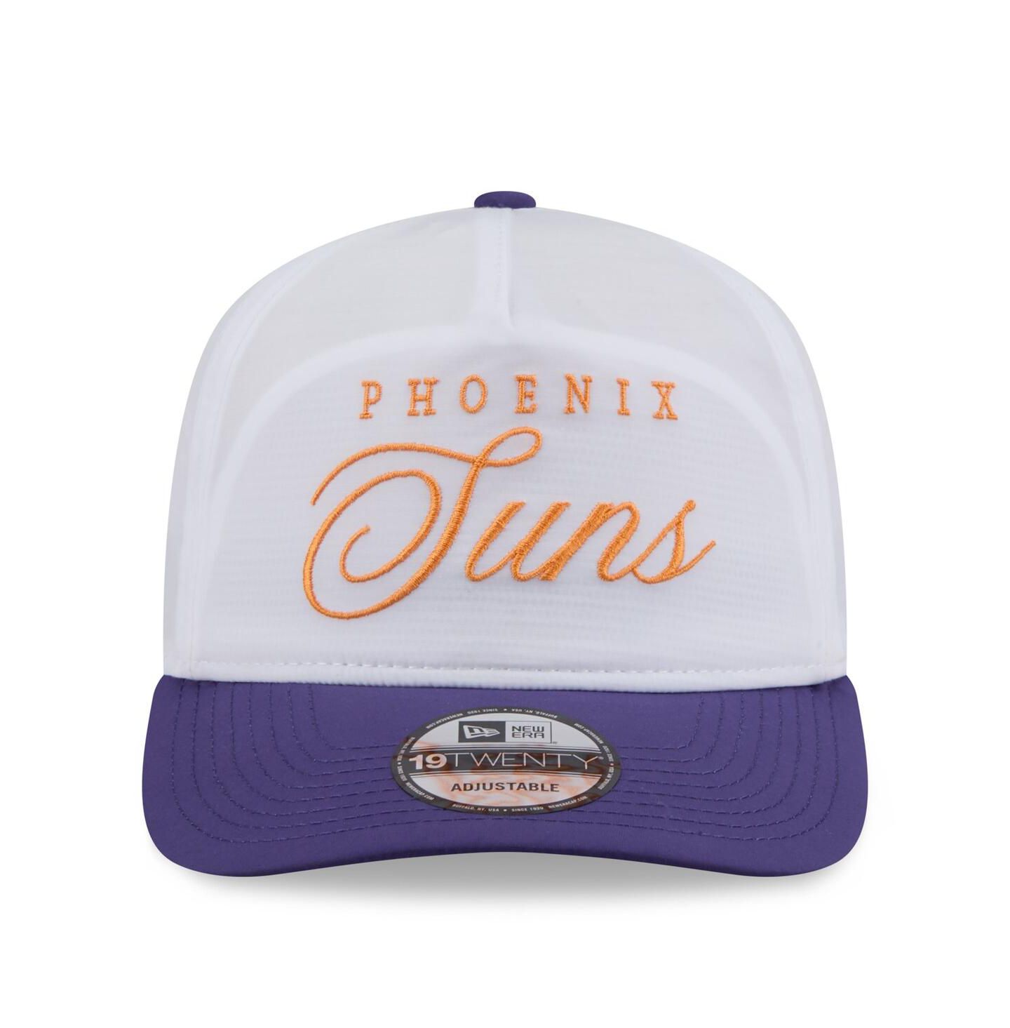 Мужская кепка New Era White/Purple Phoenix Suns 2025 NBA Draft On-Stage Nylon 19TWENTY Adjustable Hat — фото 2