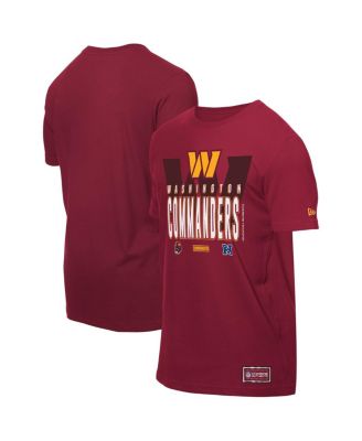 New Era - Men's Burgundy Washington Commanders 2025 NFL Training Camp T-Shirt