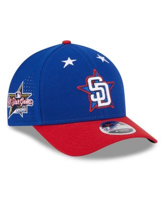 New Era - Men's Blue/Red San Diego Padres 2025 MLB All-Star Game Workout 9FORTY M-Crown Adjustable Hat