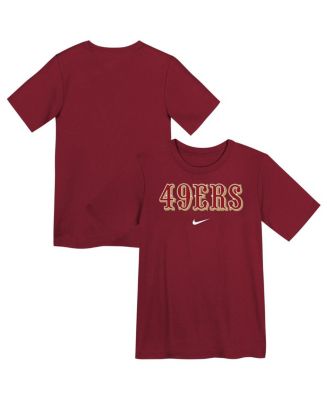 Nike - Preschool Scarlet San Francisco 49ers Wordmark T-Shirt