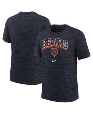 Nike - Big Boys and Girls Navy Chicago Bears Sideline Velocity Performance T-Shirt