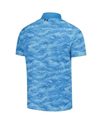 Men's Blue THE PLAYERS Iso-Chill Drive Camo Polo Shirt