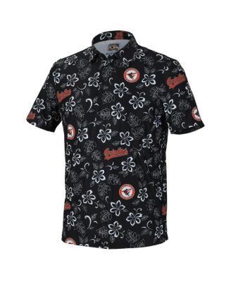 Men's Black Baltimore Orioles Cooperstown Collection Performance Polo Shirt