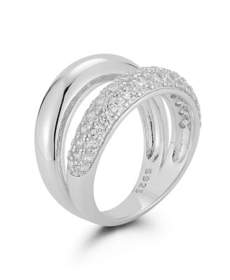 14K Gold Plated Sterling Silver Double Dome Ring