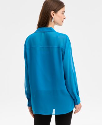 Women's Button-Front Shirt, Macy's Exclusive 