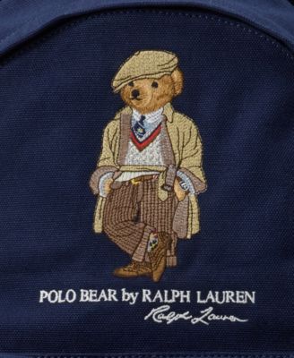 Polo Bear Canvas Backpack