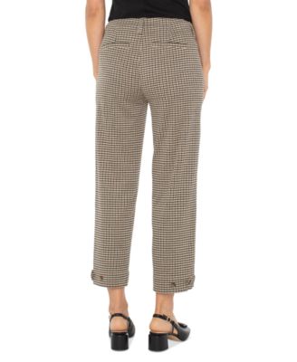 Women's Mid-Rise Jacquard Utility Pants