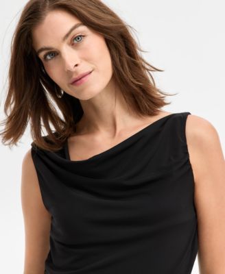 Women's Cowl-Neck Sleeveless Top, Macy's Exclusive