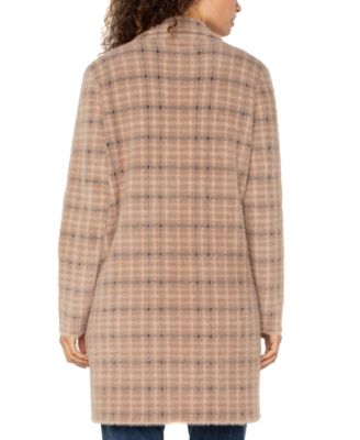 Women's Long-Sleeve Open-Front Sweater Coat