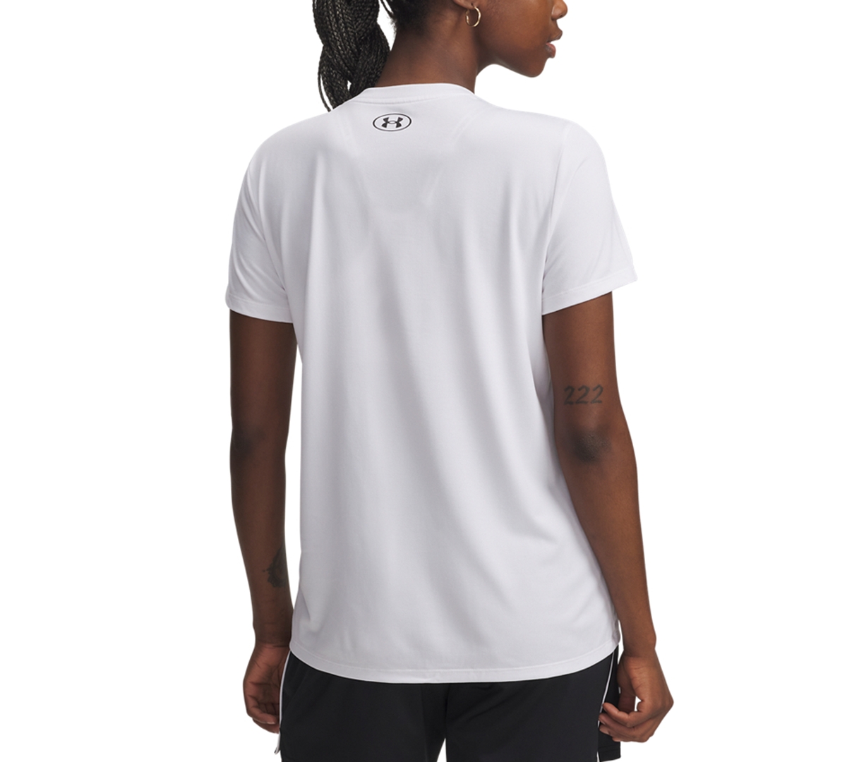 Under Armour Women's Ua Tech Script Graphic Short-sleeve Tee In White