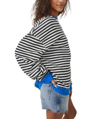Women's Classic Striped Crewneck Top