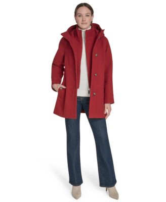 Women's Hooded Button-Front Coat, Created for Macy's